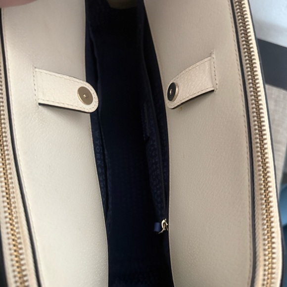 Kate Spade Navy and Cream Satchel - Picture 6 of 9